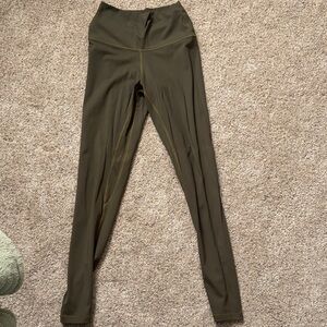 Chic Olive High-Waisted Leggings